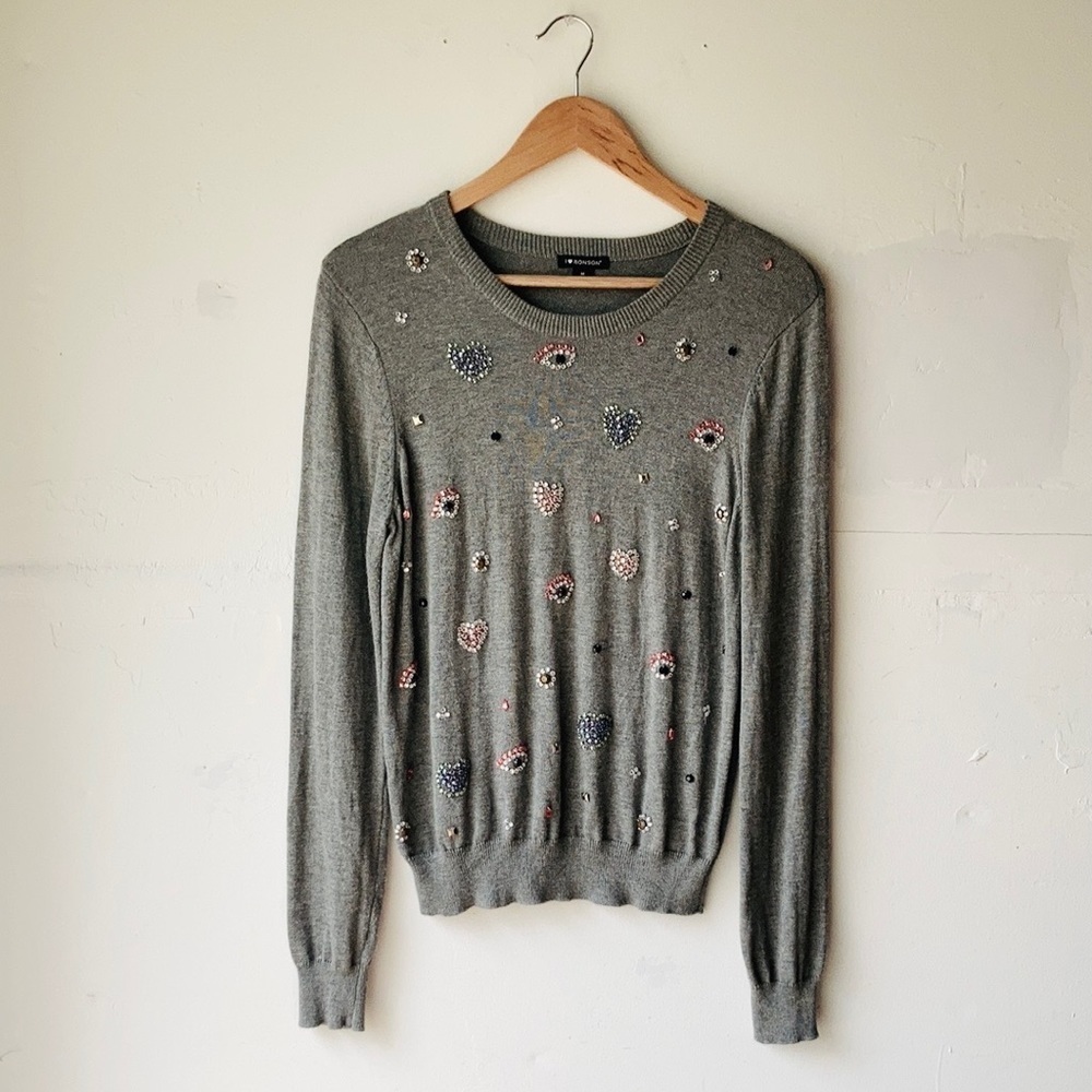 I ❤️ Ronson Embellished Sweater